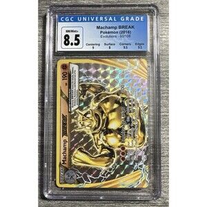 2016 Pokemon XY Series Evolutions 60/108 CGC NM/Mint+ 8.5 Machamp BREAK